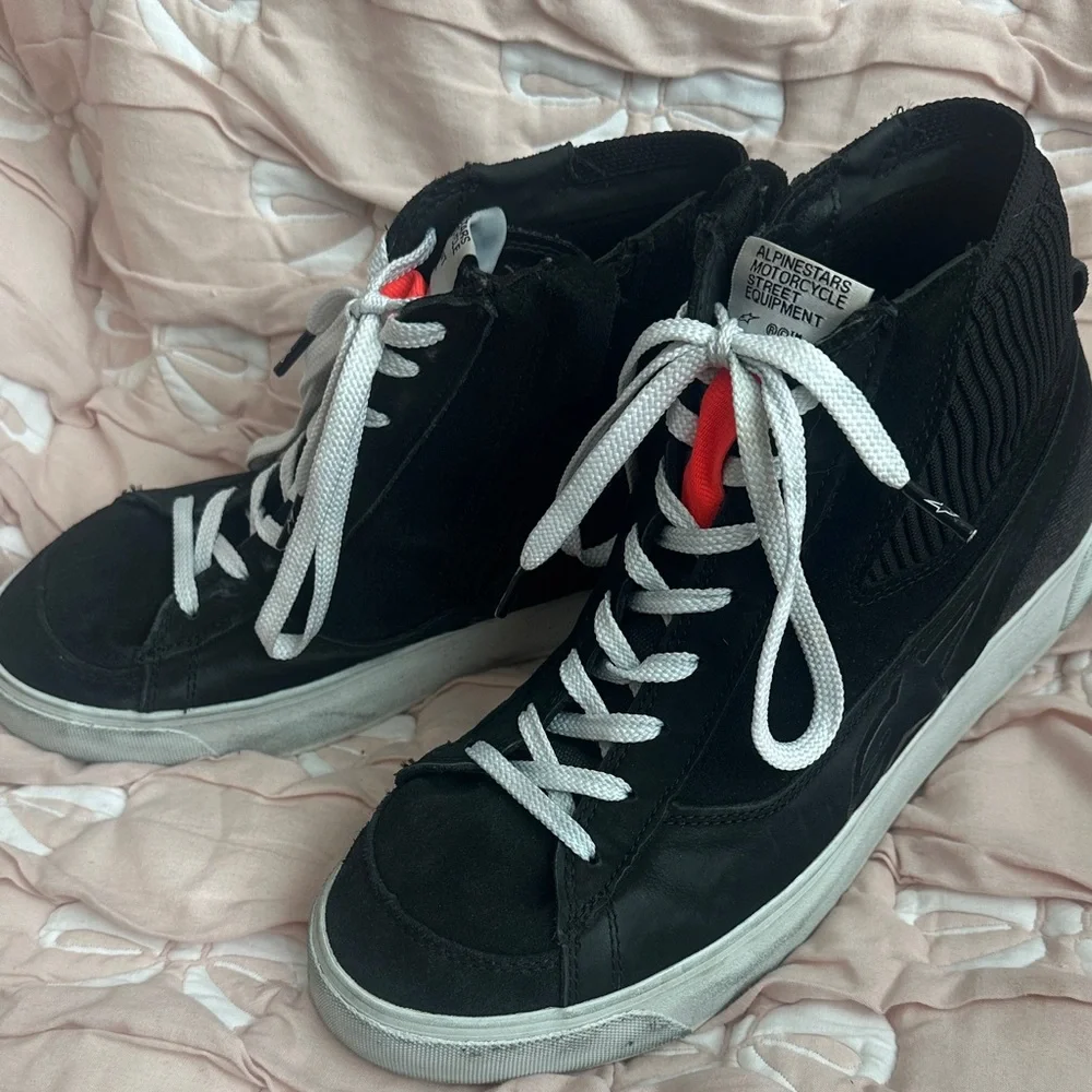 Black Alpinestars High-Top Sneakers - Picture 1 of 6